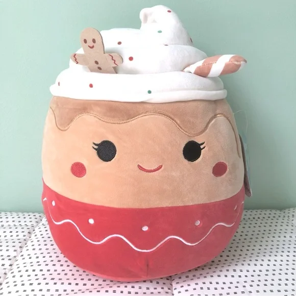 SOLD Ginger Rare Special Edition Gingerbread Latte Christmas Squishmallow 11” - Picture 4 of 9